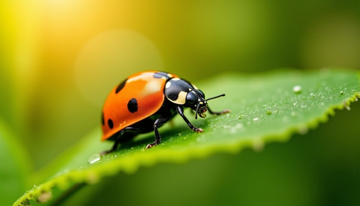 Larve de coccinelle : identification précise, cycle de vie et rôle au jardin